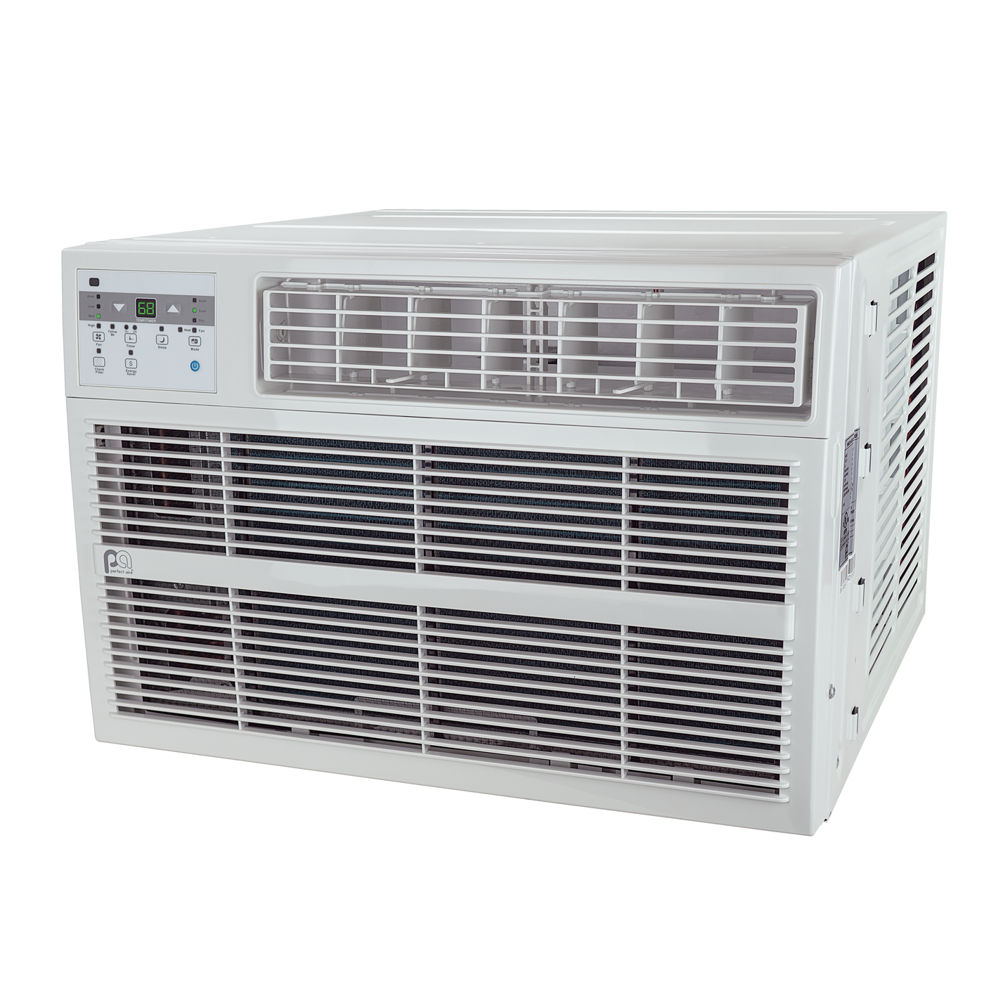 8,000 BTU 115V Cool/Heat Window Air Conditioner with 3,500 BTU Electri ...